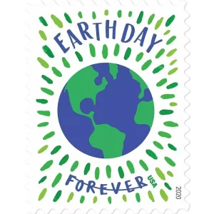 Forever Stamps 2020 Earth Day – Awareness, First-Class Postage