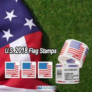Forever Stamps 2018 U.S. Flag – Patriotic Symbol, First-Class Postage