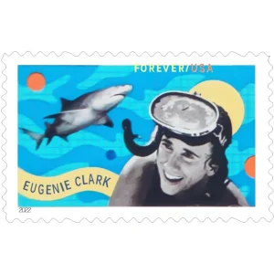Forever Stamps 2022 Eugenie Clark – Commemorative Issue, First-Class Postage