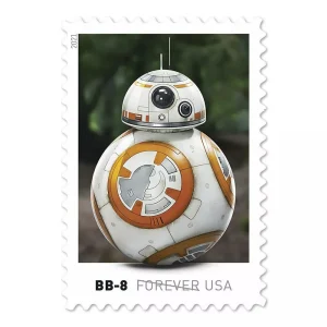 Forever Stamps 2021 Star Wars Droids – BB-8, First-Class Postage