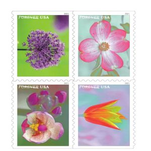 Forever Stamps 2021 Garden Beauty – Nature Series, First-Class Postage
