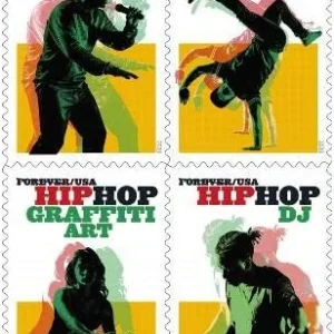Forever Stamps 2021 Hip Hop – Music & Culture Series, First-Class Postage