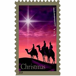 Forever Stamps 2014 Christmas Magi – Holiday Celebration, First-Class Postage