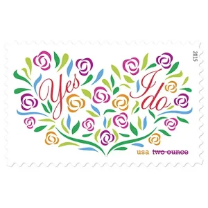 NOT Forever Stamp-Two-Ounce Stamps 2015 Yes, I Do – Wedding Invitation, First-Class Postage