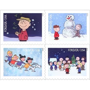 Forever Stamps 2015 A Charlie Brown Christmas – Holiday Celebration, First-Class Postage