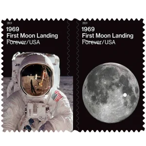 Forever Stamps 2019 First Moon Landing – Space Exploration, First-Class Postage