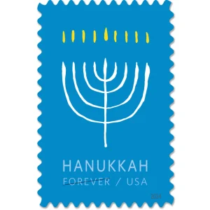 Forever Stamps 2024 Hanukkah – Holiday Celebration, First-Class Postage