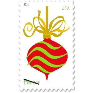 Forever Stamps 2011 Holiday Baubles – Christmas Ornament Designs, First-Class Postage