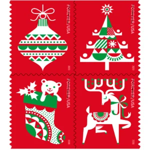 Forever Stamps 2020 Holiday Delights – Seasonal Celebration, First-Class Postage