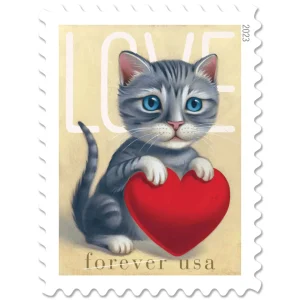 Forever Stamps 2023 Love Series – Romantic Collection, First-Class Postage