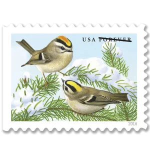 Forever Stamps 2016 Songbirds in Snow – Seasonal Wildlife, First-Class Postage