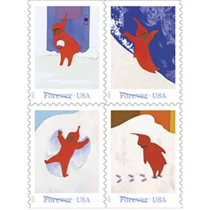 Forever Stamps 2017 The Snowy Day – Winter Wonderland, First-Class Postage
