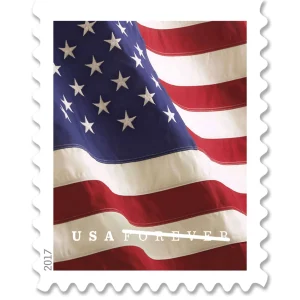 Forever Stamps 2017 U.S. Flag – Patriotic Symbol, First-Class Postage