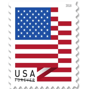 Forever Stamps 2018 U.S. Flag – Patriotic Symbol, First-Class Postage