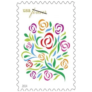 Forever Stamps 2014 Where Dreams Blossom – Wedding Invitation, First-Class Postage